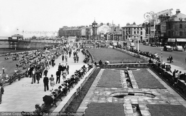 Photo of Morecambe, The Gardens And Promenade c.1950
