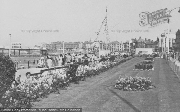 Photo of Morecambe, The Promenade Gardens c.1950