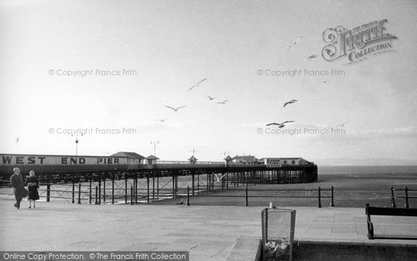 Photo of Morecambe, West End Pier c.1955