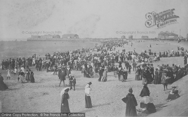 Photo of Morecambe, West End Sands c.1900