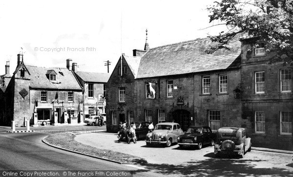 Photo of Moreton In Marsh, The White Hart Hotel And Curfew Bell c.1960
