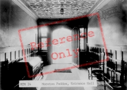 Entrance Hall c.1955, Moreton Paddox