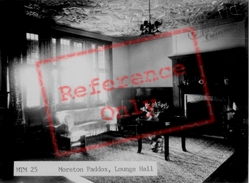 Lounge Hall c.1955, Moreton Paddox