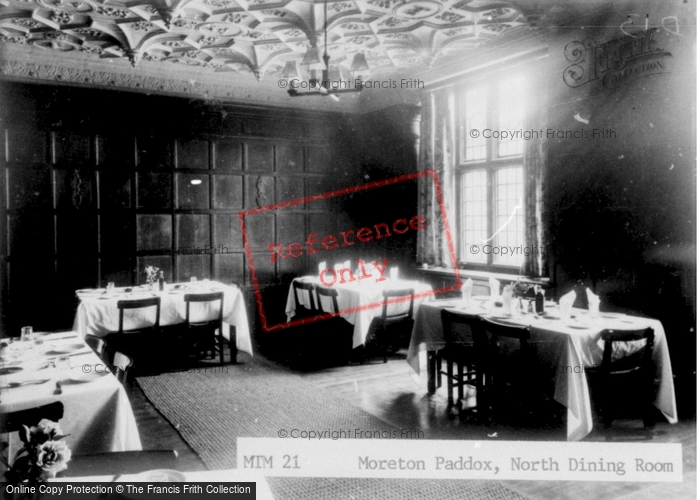 Photo of Moreton Paddox, North Dining Room c.1955