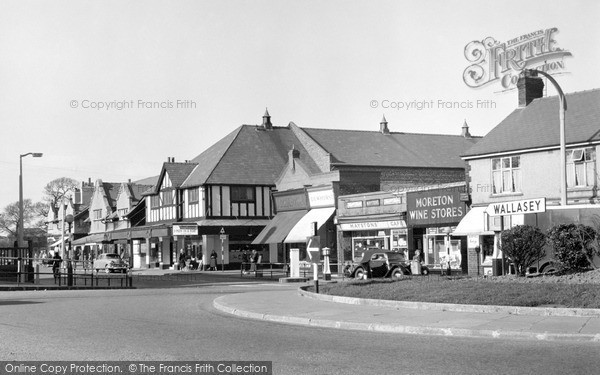 Photo of Moreton, Pasture Road From Moreton Cross c.1958