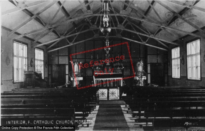 Photo of Moreton, Rc Church Interior c.1950