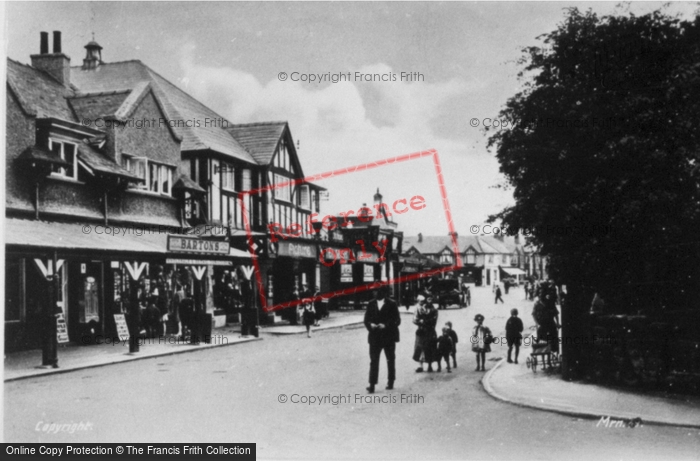 Photo of Moreton, Shopping Centre c.1950