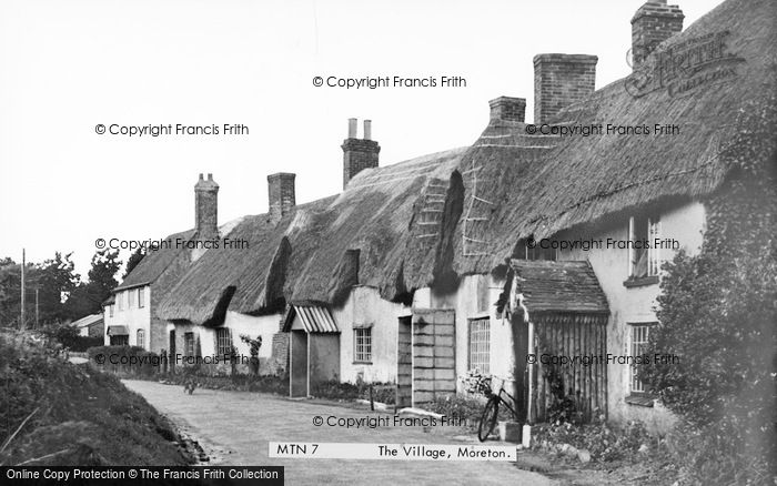 Photo of Moreton, The Village c.1955