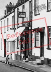 Cross Street Fish And Chip Shop c.1960, Moretonhampstead