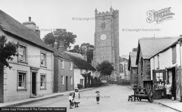 Photo of Moretonhampstead, Fore Street And Church 1906