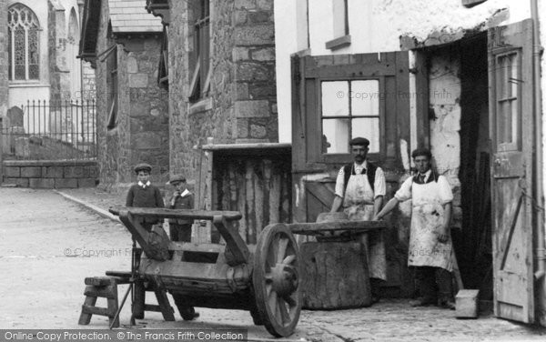 Photo of Moretonhampstead, The Wheelwright, Fore Street 1906