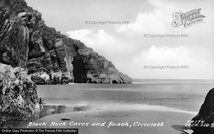 Photo of Morfa Bychan, Black Rock Caves And Beach c.1960