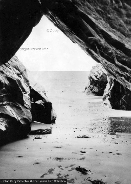 Photo of Morfa Bychan, Black Rock Caves c.1960