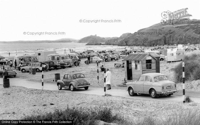 Photo of Morfa Bychan, The Beach Car Park, Black Rock Sands c.1965