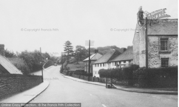 Photo of Morganstown, The Village c.1955