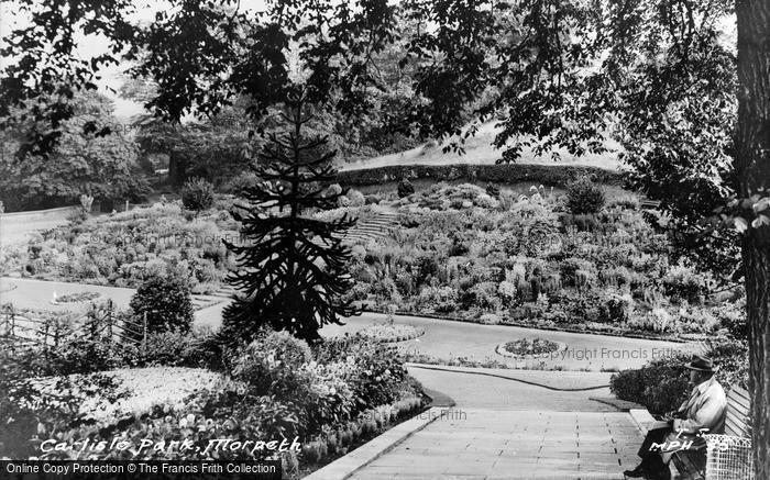 Photo of Morpeth, Carlisle Park c.1955