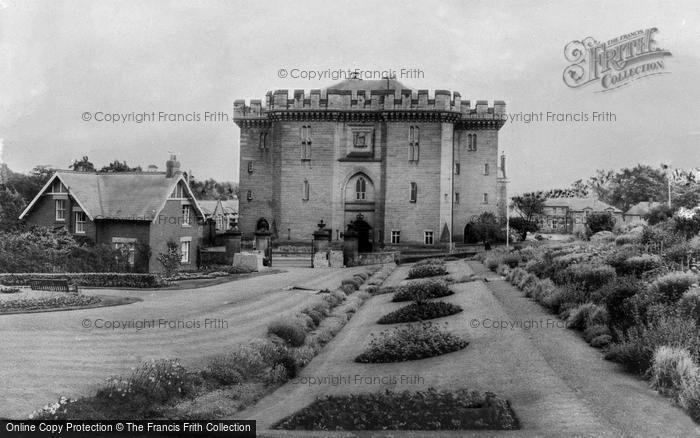 Photo of Morpeth, Court House From Carlisle Park c.1965