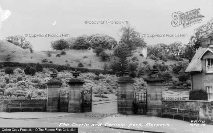 Photo of Morpeth, The Castle And Carlisle Park c.1965