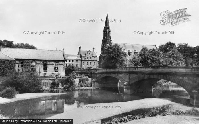 Photo of Morpeth, The Chantry, Telford Bridge And St George's Church c.1965