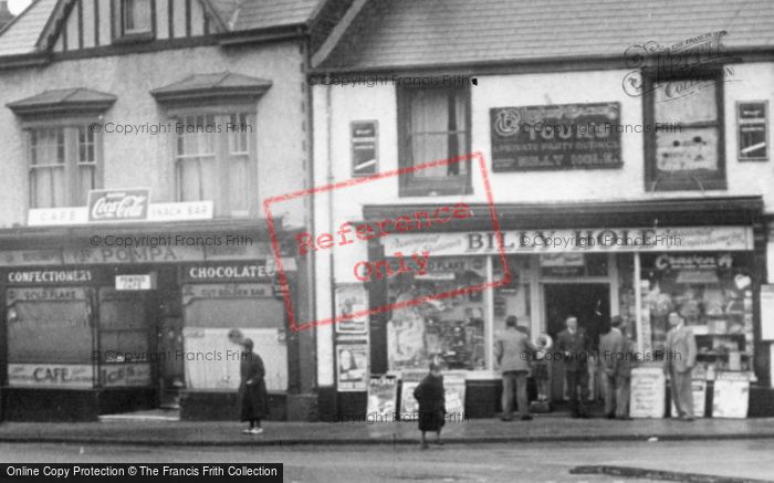 Photo of Morriston, The Cross, Billy Hole c.1955