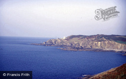 Bull Point Lighthouse From Morte Point 1988, Mortehoe