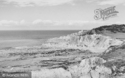 Rockham Beach And Bull Point Lighthouse c.1965, Mortehoe