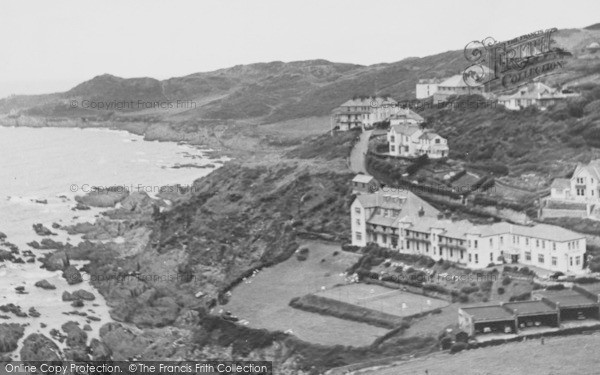 Photo of Mortehoe, Watersmeet Hotel And Morte Point c.1955