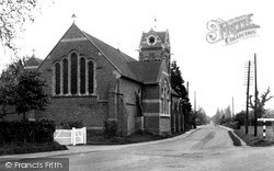 Mortimer Common, St John's Church c.1955, Mortimer