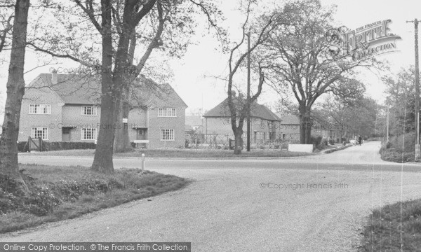 Photo of Mortimer Common, The Church And Fork Roads c.1955