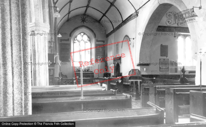 Photo of Morval, Church Of St Wenna Interior c.1965