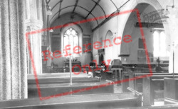 Church Of St Wenna Interior c.1965, Morval