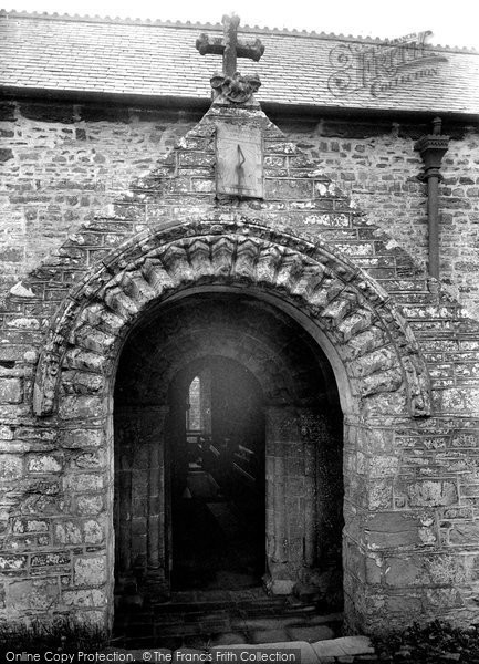 Photo of Morwenstow, Church Norman Door 1910