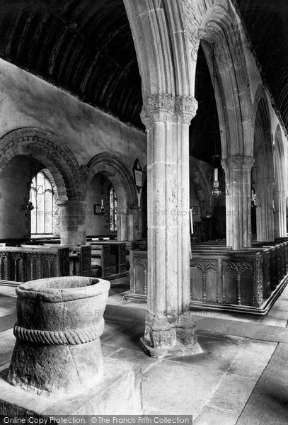 Photo of Morwenstow, The Church Font 1910