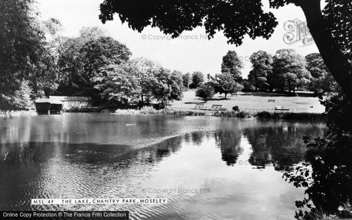 Photo of Moseley, The Lake, Chantry Park c.1965