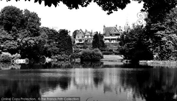 Photo of Moseley, The Lake, Moseley Private Park c.1965
