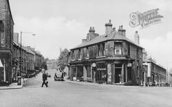 Stockport Road From Brookbottom c.1955, Mossley