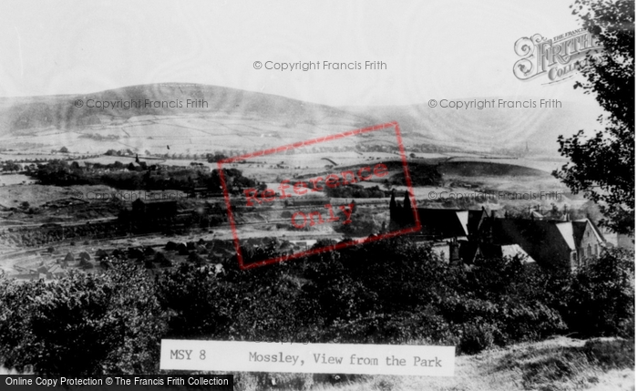 Photo of Mossley, View From Park c.1955