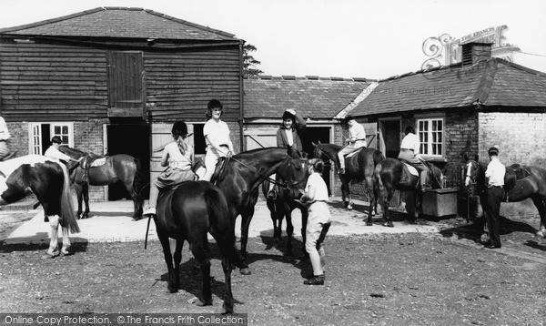 Photo of Mottingham, Mottingham Farm Riding School c.1963