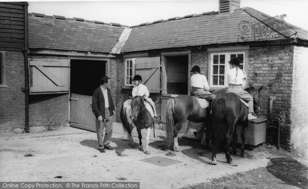 Photo of Mottingham, Mottingham Farm Riding School c.1963