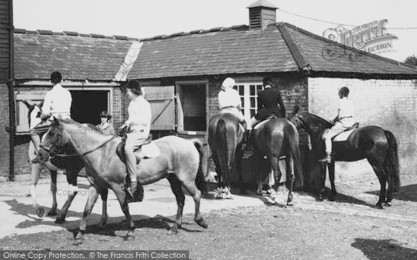 Photo of Mottingham, Mottingham Farm Riding School c.1965