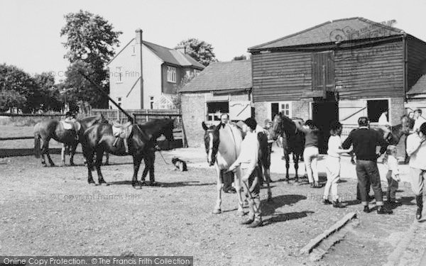 Photo of Mottingham, Mottingham Farm Riding School c.1965