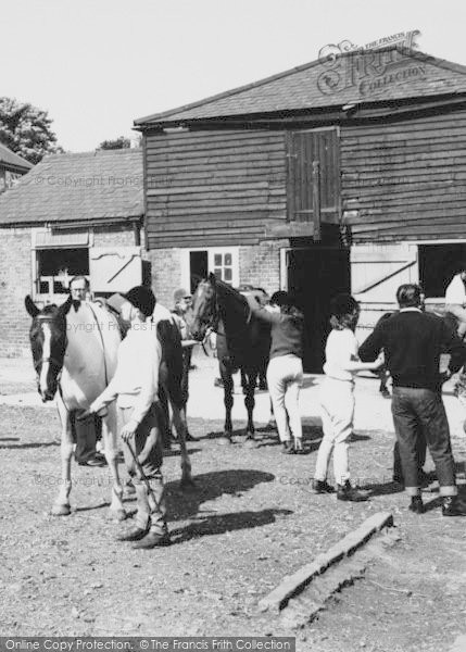 Photo of Mottingham, Mottingham Farm Riding School c.1965