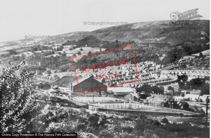 Photo of Mountain Ash, Caegarw From Bailey Street c.1960