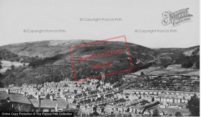 Photo of Mountain Ash, Caergarw From Darranlas c.1960