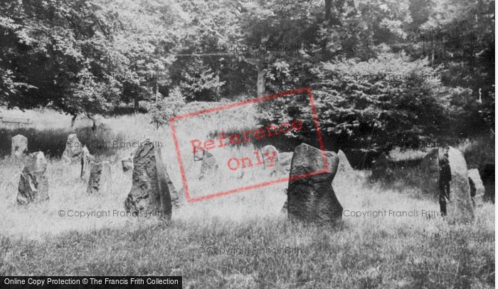 Photo of Mountain Ash, Gorsedd Stones c.1955