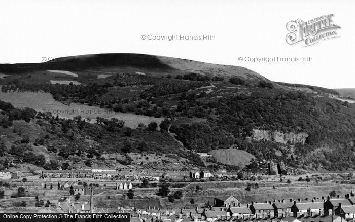 Photo of Mountain Ash, Newtown And Miskin From Darranlas c.1960