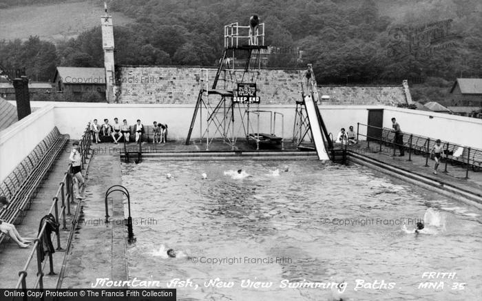 Photo of Mountain Ash, Swimming Pool c.1955