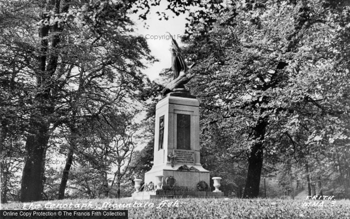 Photo of Mountain Ash, The Cenotaph c.1955