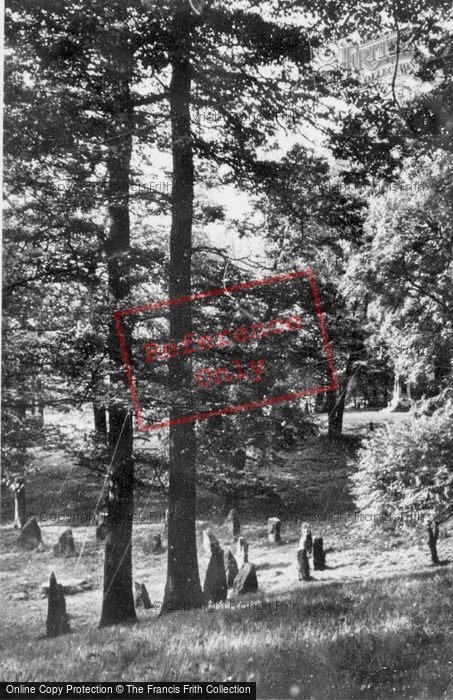 Photo of Mountain Ash, The Gorsedd Circle c.1955