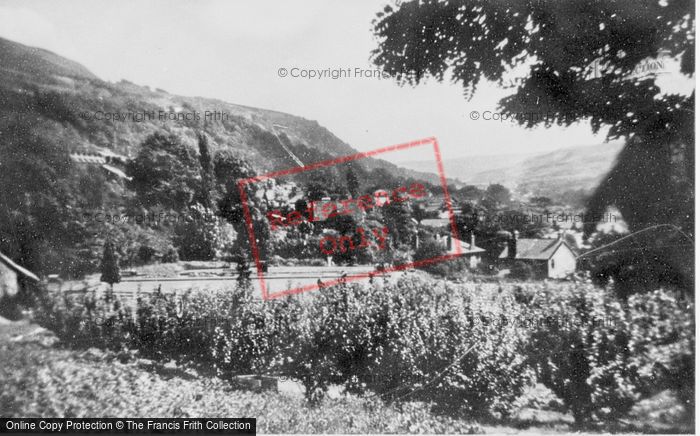 Photo of Mountain Ash, View From General Hospital c.1960